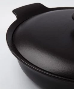 BergHoff Poêles Et Wok Sauteuse Avec Couvercle Fonte De Fer Noir 28 Cm - Ron -Poêles et wok Soldes sauteuse avec couvercle fonte de fer noir 28 cm ron 2