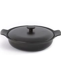 BergHoff Poêles Et Wok Sauteuse Avec Couvercle Fonte De Fer Noir 28 Cm - Ron -Poêles et wok Soldes sauteuse avec couvercle fonte de fer noir 28 cm ron 3