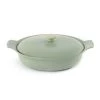 BergHoff Poêles Et Wok Sauteuse Avec Couvercle Fonte De Fer Vert 28 Cm - Ron -Poêles et wok Soldes sauteuse avec couvercle fonte de fer vert 28 cm ron