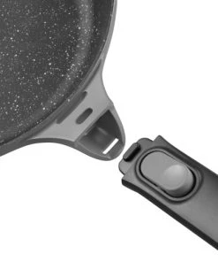 BergHoff Poêles Et Wok Sauteuse Avec Couvercle Gris 28 Cm - Gem -Poêles et wok Soldes sauteuse avec couvercle gris 28 cm gem 2