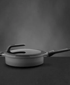 BergHoff Poêles Et Wok Sauteuse Avec Couvercle Gris 28 Cm - Gem -Poêles et wok Soldes sauteuse avec couvercle gris 28 cm gem 3