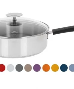 Cristel Poêles Et Wok Sauteuse Inox 24cm -Poêles et wok Soldes sauteuse inox 24cm 37