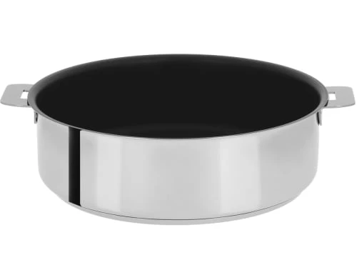Cristel Poêles Et Wok Sauteuse Inox Anti-adhérent Revêtue Amovible 28cm 3 Cristel Poêles Et Wok Sauteuse Inox Anti-adhérent Revêtue Amovible 28cm