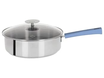Cristel Poêles Et Wok Sauteuse Inox Avec Anti-adhérent Revêtue 24cm 6 Cristel Poêles Et Wok Sauteuse Inox Avec Anti-adhérent Revêtue 24cm – Image 4