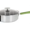 Cristel Poêles Et Wok Sauteuse Inox Avec Anti-adhérent Revêtue 26cm