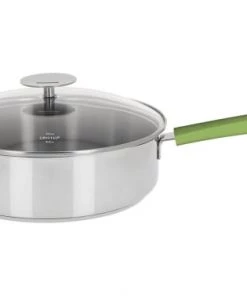 Cristel Poêles Et Wok Sauteuse Inox Avec Anti-adhérent Revêtue 26cm