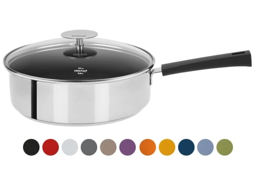 Cristel Poêles Et Wok Sauteuse Inox Avec Anti-adhérent Revêtue 26cm 4 Cristel Poêles Et Wok Sauteuse Inox Avec Anti-adhérent Revêtue 26cm – Image 2