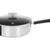 Cristel Poêles Et Wok Sauteuse Inox Avec Anti-adhérent Revêtue 26cm