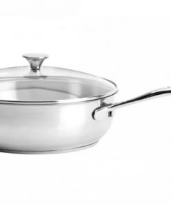Cristel Poêles Et Wok Sauteuse Inox Fixe 26cm