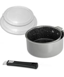 Cuisinox Série 2 Casseroles 16-18cm, 2 Couvercles Et 1 Poignée