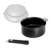 Cuisinox Série 2 Casseroles 16-18cm, 2 Couvercles Et 1 Poignée En Aluminium Et -Poêles et wok Soldes serie 2 casseroles 16 18cm 2 couvercles et 1 poignee en aluminium et