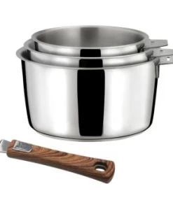 Cuisinox Série De 3 Casseroles 16/18/20cm -Poêles et wok Soldes serie de 3 casseroles 16 18 20cm 10