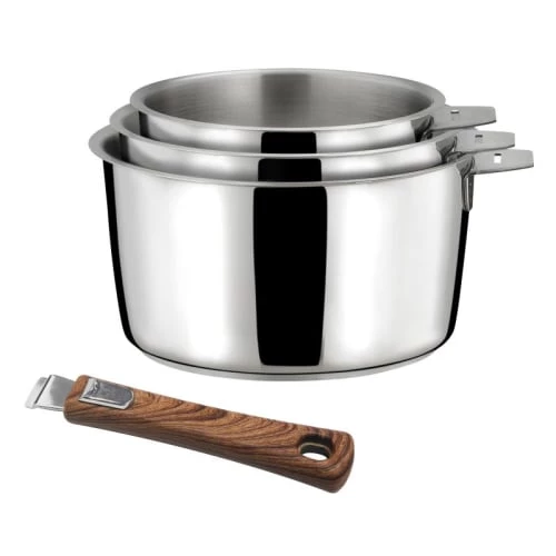 Cuisinox Série De 3 Casseroles 16/18/20cm 3 Cuisinox Série De 3 Casseroles 16/18/20cm