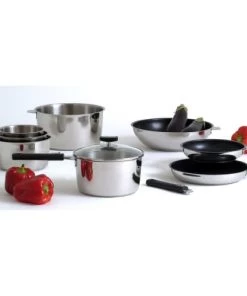 Cuisinox Série De 3 Casseroles 16/18/20cm -Poêles et wok Soldes serie de 3 casseroles 16 18 20cm 9