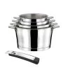 Cuisinox Série De 4 Casseroles 14/16/18/20cm -Poêles et wok Soldes serie de 4 casseroles 14 16 18 20cm
