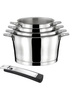 Poêles et wok Soldes 27 Cuisinox Série De 4 Casseroles 14/16/18/20cm