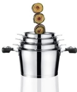 Cuisinox Série De 4 Casseroles 14/16/18/20cm -Poêles et wok Soldes serie de 4 casseroles 14 16 18 20cm 3