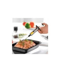 GEFU Ustensiles De Cuisine Et De Pâtisserie Seringue à Marinade En Acier Inoxydable Argent -Poêles et wok Soldes seringue a marinade en acier inoxydable argent 1