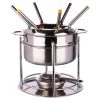 Wadiga Ustensiles De Cuisine Et De Pâtisserie Service à Fondue En Inox 6 Personnes -Poêles et wok Soldes service a fondue en inox 6 personnes
