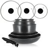 Menastyl Set De 10 Pièces Poêles Et Casseroles Pour Induction En Aluminium 1 Menastyl Set De 10 Pièces Poêles Et Casseroles Pour Induction En Aluminium -Poêles et wok Soldes set de 10 pieces poeles et casseroles pour induction en aluminium