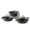 BOJ Set De 2 Casseroles Et 1 Marmite Hollandaise -Poêles et wok Soldes set de 2 casseroles et 1 marmite hollandaise