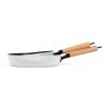 Livoo Poêles Et Wok Set De 2 Poêles Wood Line En Aluminium Blanc -Poêles et wok Soldes set de 2 poeles wood line en aluminium blanc
