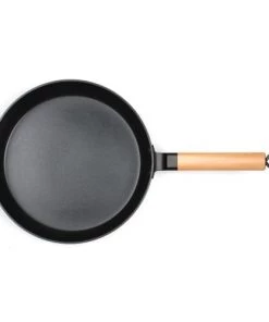 Livoo Poêles Et Wok Set De 2 Poêles Wood Line En Aluminium Blanc -Poêles et wok Soldes set de 2 poeles wood line en aluminium blanc 2