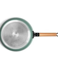 Livoo Poêles Et Wok Set De 2 Poêles Wood Line En Aluminium Vert 11 Livoo Poêles Et Wok Set De 2 Poêles Wood Line En Aluminium Vert -Poêles et wok Soldes set de 2 poeles wood line en aluminium vert 4