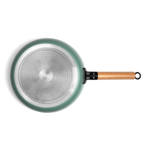Livoo Poêles Et Wok Set De 2 Poêles Wood Line En Aluminium Vert 6 Livoo Poêles Et Wok Set De 2 Poêles Wood Line En Aluminium Vert – Image 4