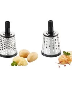 GEFU Ustensiles De Cuisine Et De Pâtisserie Set De 2 Tambours à Couronnes En Plastique Argent