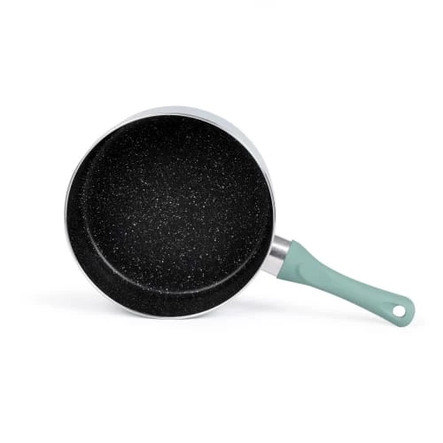 Livoo Set De 3 Casseroles Aspect Pierre En Aluminium Vert 4 Livoo Set De 3 Casseroles Aspect Pierre En Aluminium Vert – Image 2