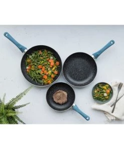 Livoo Poêles Et Wok Set De 3 Poêles Aspect Pierre En Aluminium Bleu Méditerranée 12 Livoo Poêles Et Wok Set De 3 Poêles Aspect Pierre En Aluminium Bleu Méditerranée -Poêles et wok Soldes set de 3 poeles aspect pierre en aluminium bleu mediterranee 5