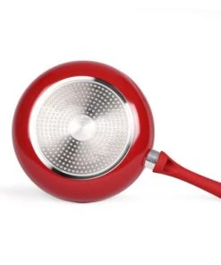 Livoo Poêles Et Wok Set De 3 Poêles Aspect Pierre En Aluminium Rouge Bordeaux -Poêles et wok Soldes set de 3 poeles aspect pierre en aluminium rouge bordeaux 3