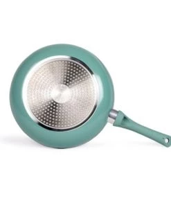 Livoo Poêles Et Wok Set De 3 Poêles Aspect Pierre En Aluminium Vert -Poêles et wok Soldes set de 3 poeles aspect pierre en aluminium vert 3