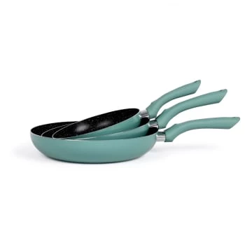 Livoo Poêles Et Wok Set De 3 Poêles Aspect Pierre En Aluminium Bleu Méditerranée 8 Livoo Poêles Et Wok Set De 3 Poêles Aspect Pierre En Aluminium Bleu Méditerranée – Image 6