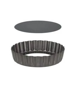 Menastyl Plats à Four Set De 4 Mini Moules à Tarte En Acier Carbone 13 Cm -Poêles et wok Soldes set de 4 mini moules a tarte en acier carbone 13 cm 2