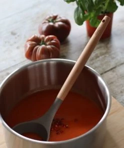 Menastyl Ustensiles De Cuisine Et De Pâtisserie Set De 5 Ustensiles En Silicone Et Manche En Bois -Poêles et wok Soldes set de 5 ustensiles en silicone et manche en bois 3