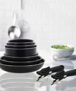 Menastyl Set De 8 Pièces Poêles Et Casseroles Pour Induction En Aluminium -Poêles et wok Soldes set de 8 pieces poeles et casseroles pour induction en aluminium 2