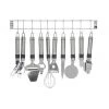 Wadiga Ustensiles De Cuisine Et De Pâtisserie Set De 8 Ustensiles De Cuisine En Acier Inoxydable Avec Support Mural