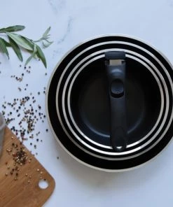 Menastyl Casseroles Set De Cuisson 5 Pièces Pour Induction En Aluminium -Poêles et wok Soldes set de cuisson 5 pieces pour induction en aluminium 2