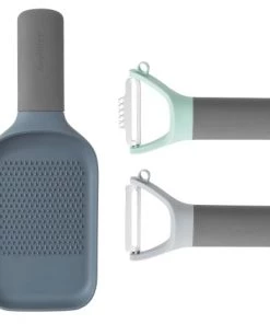 BergHoff Ustensiles De Cuisine Et De Pâtisserie Set De Râpe Et éplucheurs Avec Lame Tranchante En Acier