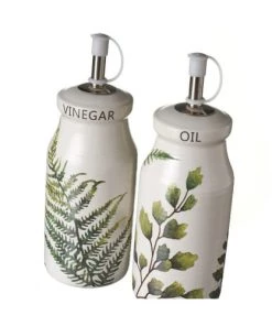 Wadiga Ustensiles De Cuisine Et De Pâtisserie Set Huile, Vinaigre, Poivre Et Sel Support En Bois -Poêles et wok Soldes set huile vinaigre poivre et sel support en bois 6