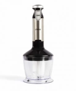 Livoo Ustensiles De Cuisine Et De Pâtisserie Set Mixeur Plongeant En Acier Inoxydable Noir