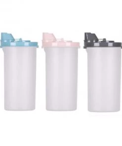 Wadiga Ustensiles De Cuisine Et De Pâtisserie Shakers à Vinaigrette Rose, Bleu, Gris - Lot De 3