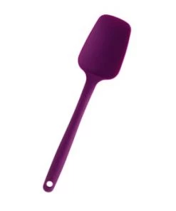 Mastrad Ustensiles De Cuisine Et De Pâtisserie Spatule Cuillère De Cuisine En Silicone Gris -Poêles et wok Soldes spatule cuillere de cuisine en silicone aubergine 3