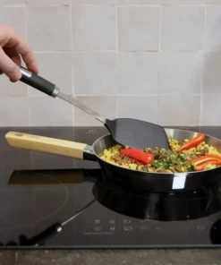 OGO Living Ustensiles De Cuisine Et De Pâtisserie Spatule En Nylon Et Inox 37 Cm -Poêles et wok Soldes spatule en nylon et inox 37 cm 3