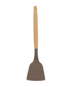 Menastyl Ustensiles De Cuisine Et De Pâtisserie Spatule En Silicone Et Manche En Bois