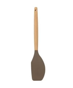 Menastyl Ustensiles De Cuisine Et De Pâtisserie Spatule Maryse En Silicone Et Manche En Bois