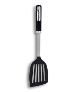 OGO Living Ustensiles De Cuisine Et De Pâtisserie Spatule Trouée En Nylon Et Inox 37 Cm