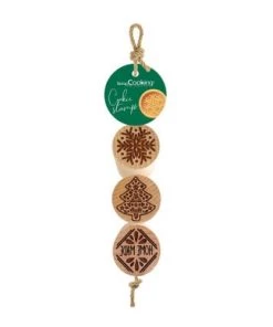 ScrapCooking Ustensiles De Cuisine Et De Pâtisserie Tampons Pour Biscuits Flocon, Sapin Et Home-made - Lot De 3